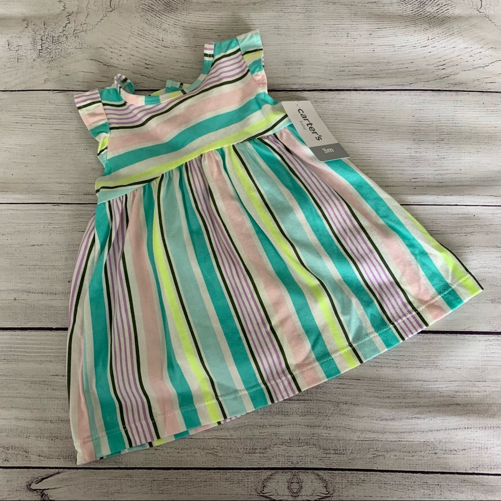Carter’s Striped Dress Set Size 3 Months